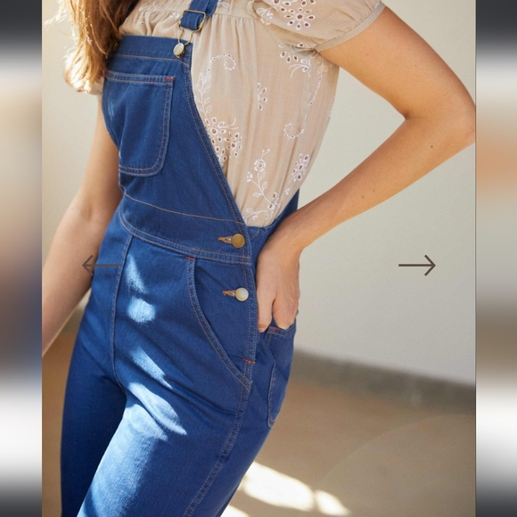 Christy Dawn Billy overall Cobalt Denim size 27 - Picture 3 of 10